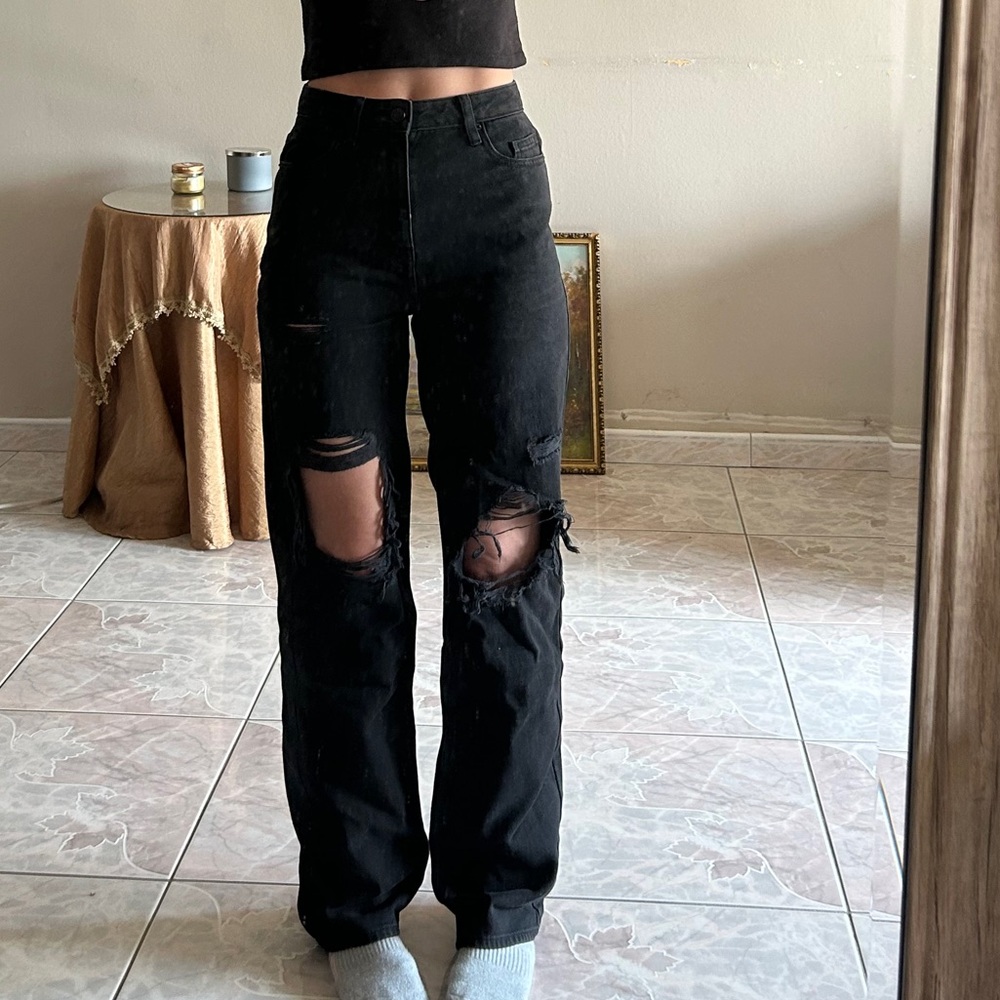 Black PacSun 90’s Boyfriend baggy ripped jeans